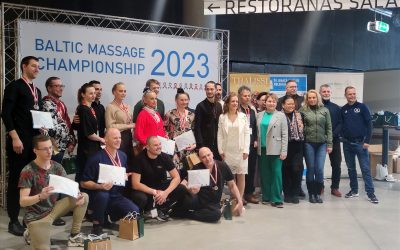 Baltijos masažo čempionate laimėtaos II ir III vietos